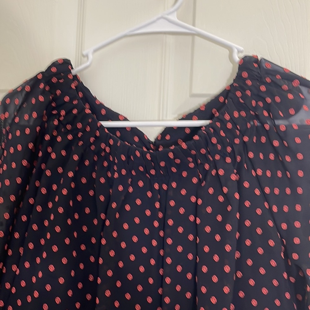 Chaps Women's Black and flower print dress, size 6 - Picture 2 of 12